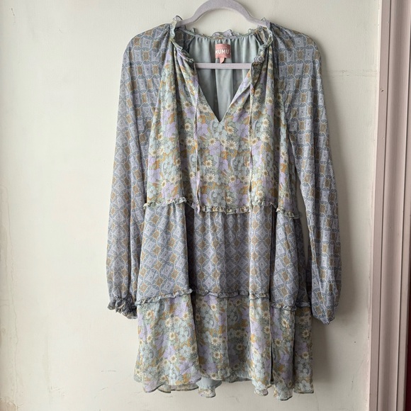 Show Me Your Mumu | Birdie Mini Dress in Primrose Floral Print - Picture 3 of 13